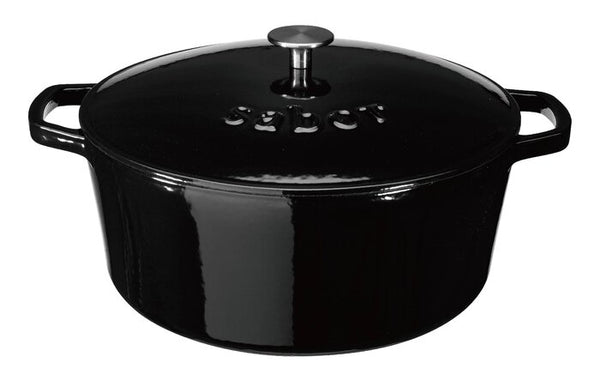 Sabor Classic Gjutjärnsgryta 9,5 L svart