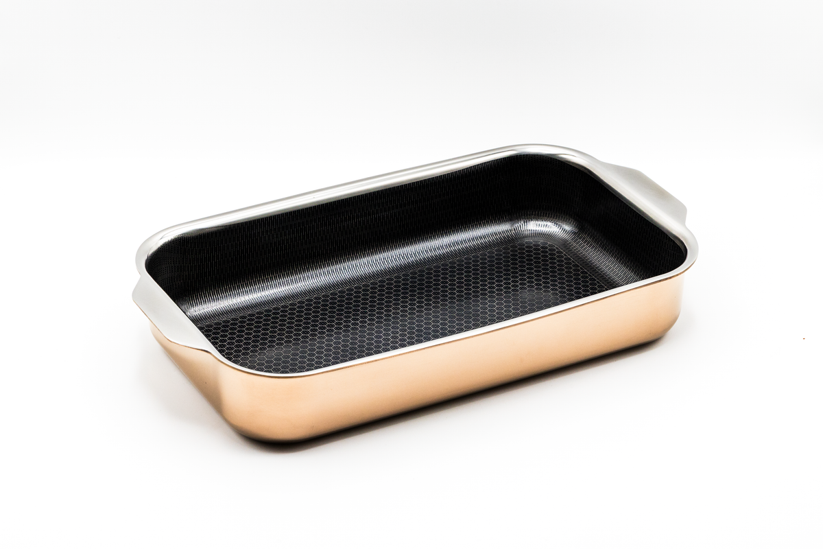 Hâws Santo Ugnsform 32×18 cm 2 mm Hybridbeläggning Rose Gold
