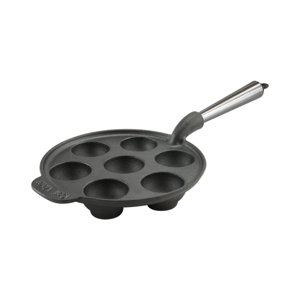 Carl Victor Gjutjärn Gjutjärns Äppelskivepanna 21 cm Stålhandtag