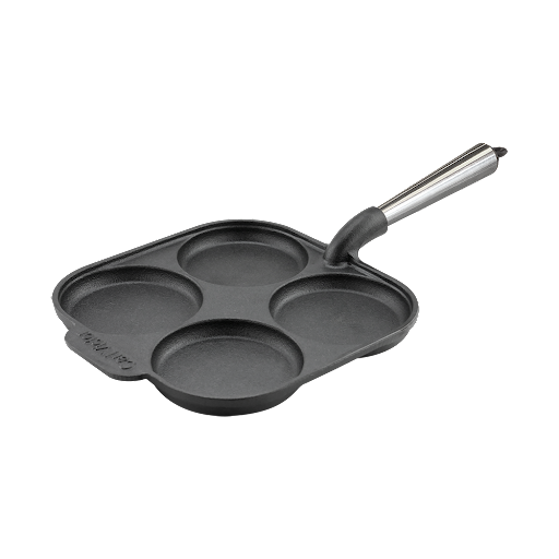 Carl Victor Gjutjärn Gjutjärns Ägg/Blinipanna 22cm Stålhandtag