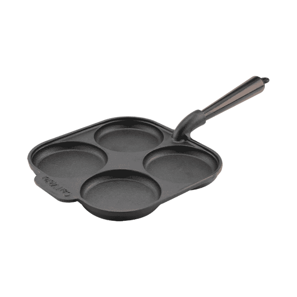 Carl Victor Gjutjärn Gjutjärns Ägg/Blinipanna 22cm Trähandtag