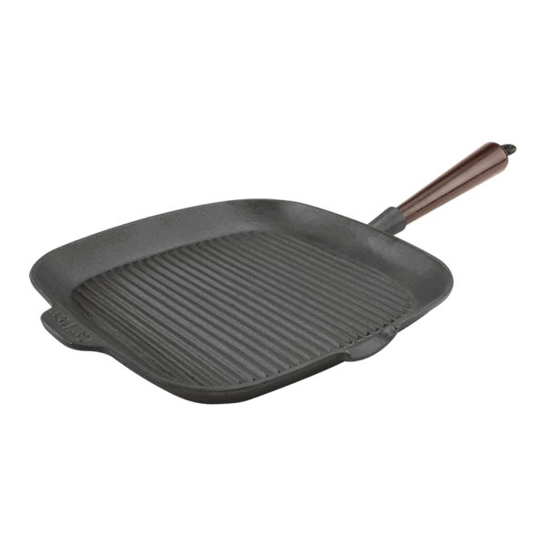 Carl Victor Gjutjärn Gjutjärns Grillpanna 28x28 cm Trähandtag