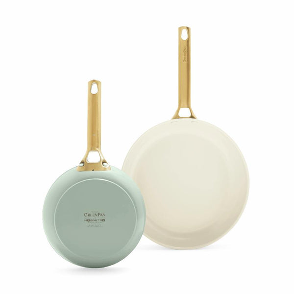 GreenPan Padova Reserve stekpanneset 20 + 26 cm – Pastellgrön