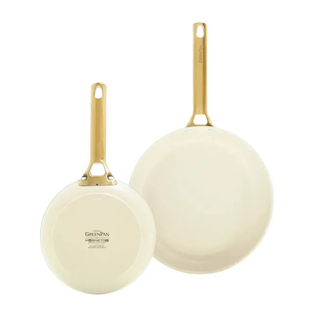 GreenPan Padova Reserve stekpanneset 20 + 26 cm – Crème