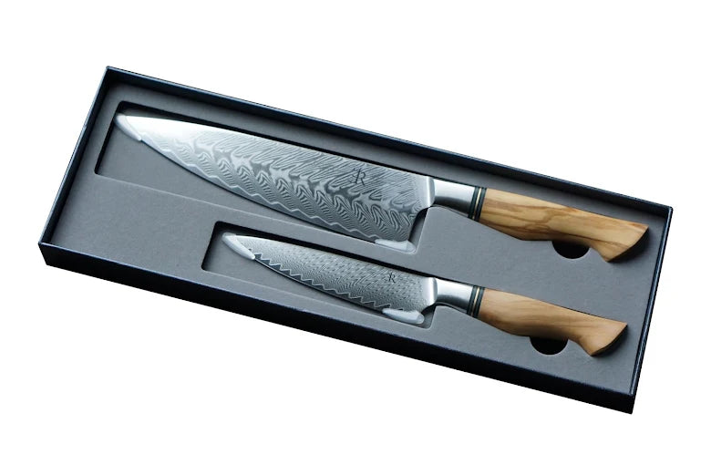 Ryda Knives (ST650) Gåvoset – Kockkniv & Allkniv