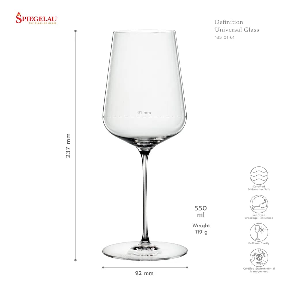 Spiegelau Definition Universal/Rödvin/Vitvin 55cl 2p