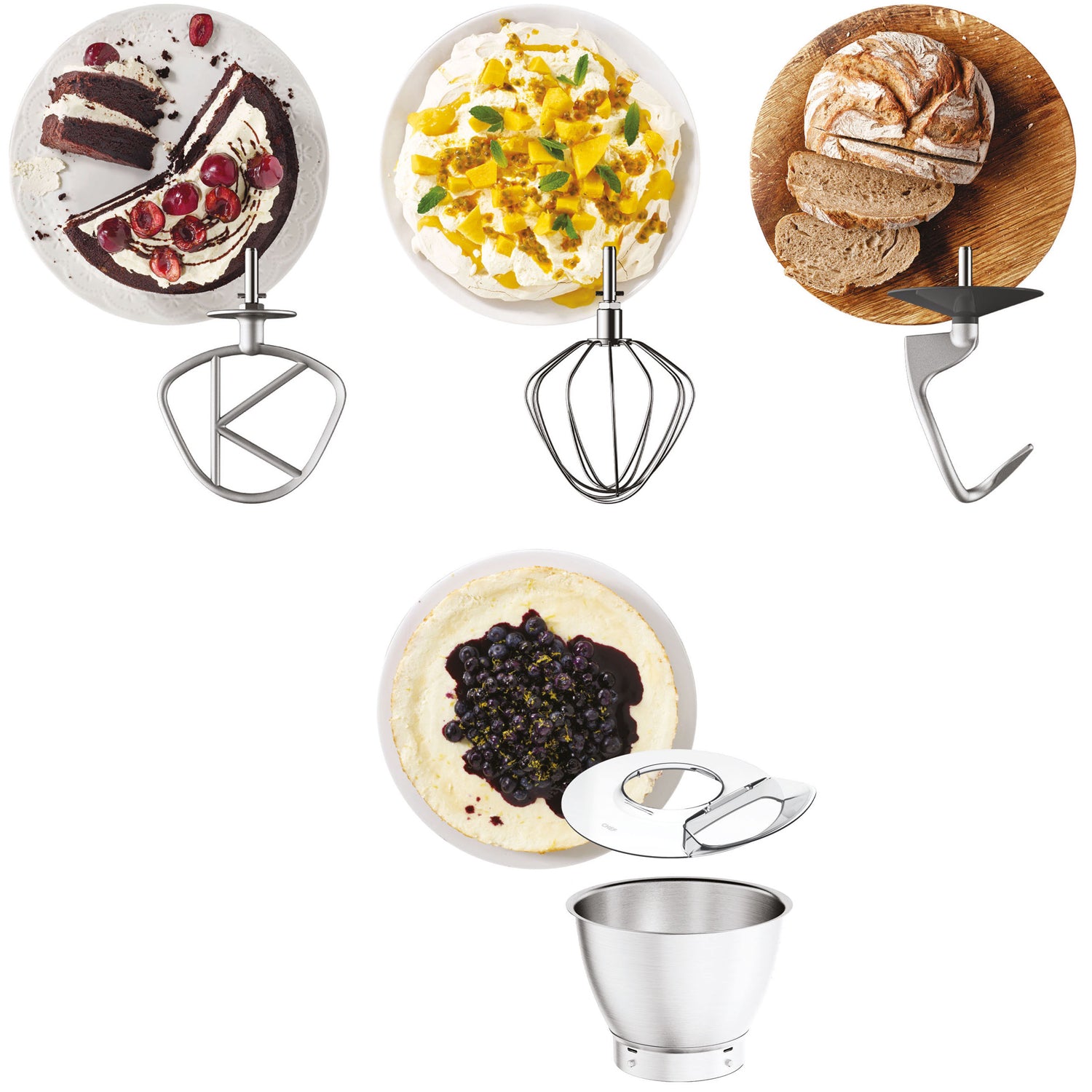 Kenwood – Köksmaskin Titanium KVC65.001WH Chef Baker