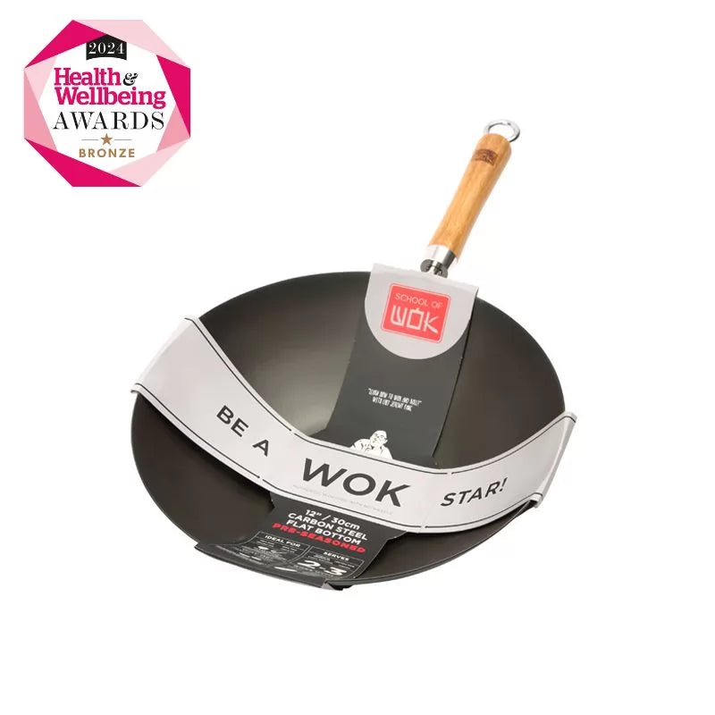 School of Wok 30cm Pre-Seasoned Wok