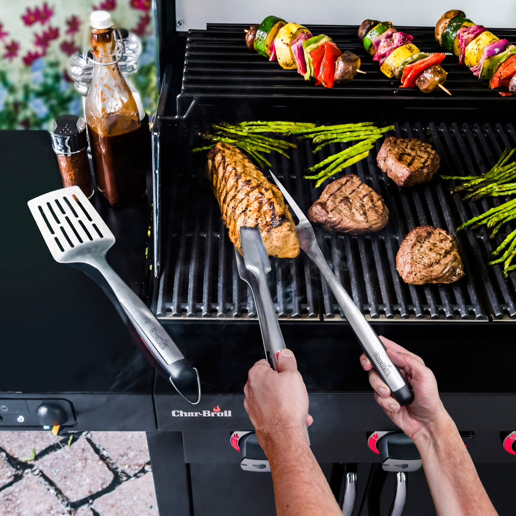 Char-Broil – Comfort Grip redskapset 3 delar
