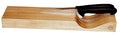 Ronneby Bruk Liggande knivblock för 4 knivar Oljad Bok 40x12x4