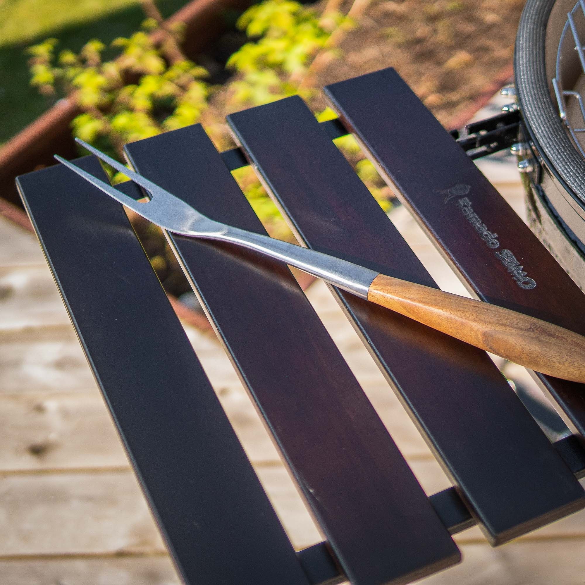Kamado Sumo Grillgaffel Akacia