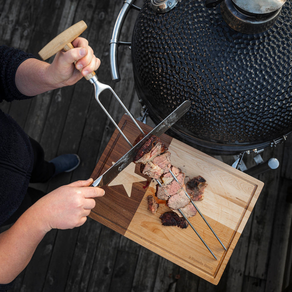 Kamado Sumo Long Grill Skewers
