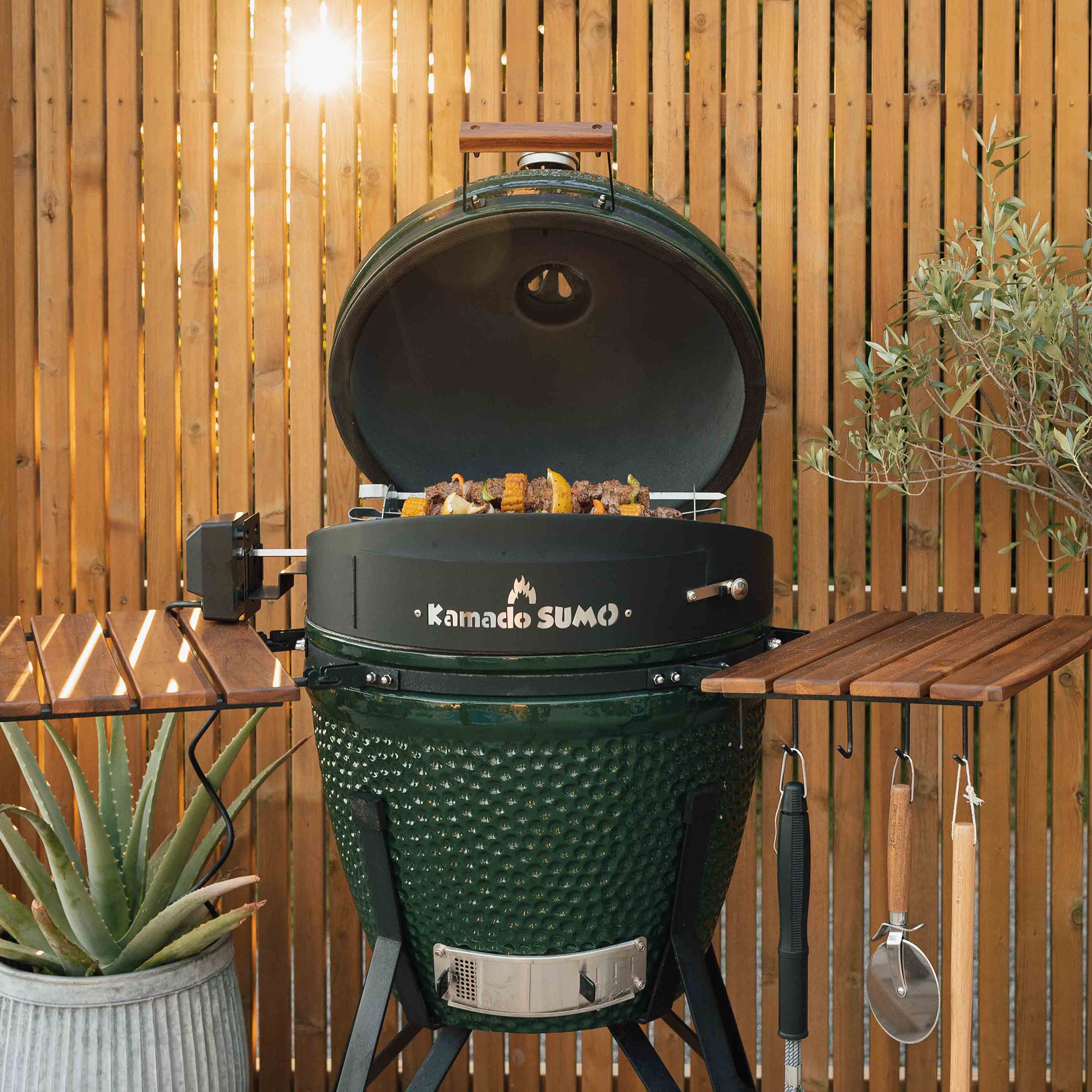 Kamado Sumo Grill Master Oven and Rotisserie - Midi/Large