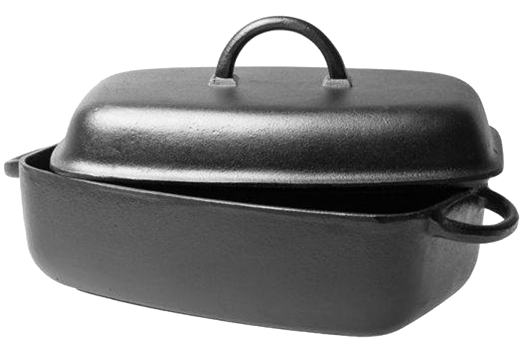Ronneby Bruk Oval gryta 5,5 L med järnlock Gjutjärn 33x22x11