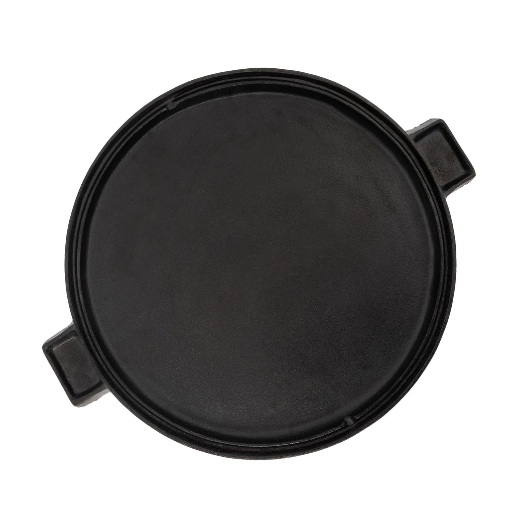 Kamado Sumo Reversible round cast iron plate