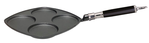 Ronneby Bruk Ägg- & blinipanna, 4 urtag, Comfort Line RF/Silikon 25x25