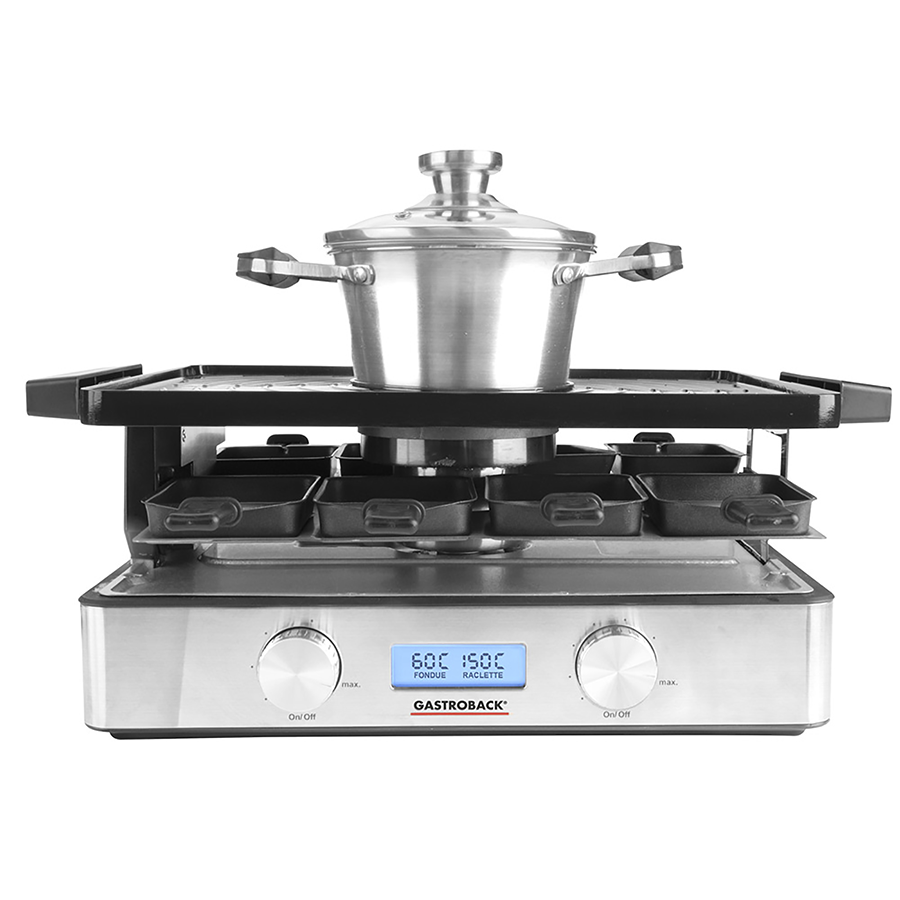 Gastroback Design Raclette & Fondue Advanced Plus