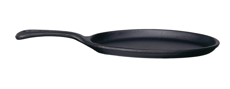 Ronneby Bruk Oval Fajitapanna med fast skaft Gjutjärn 24x18