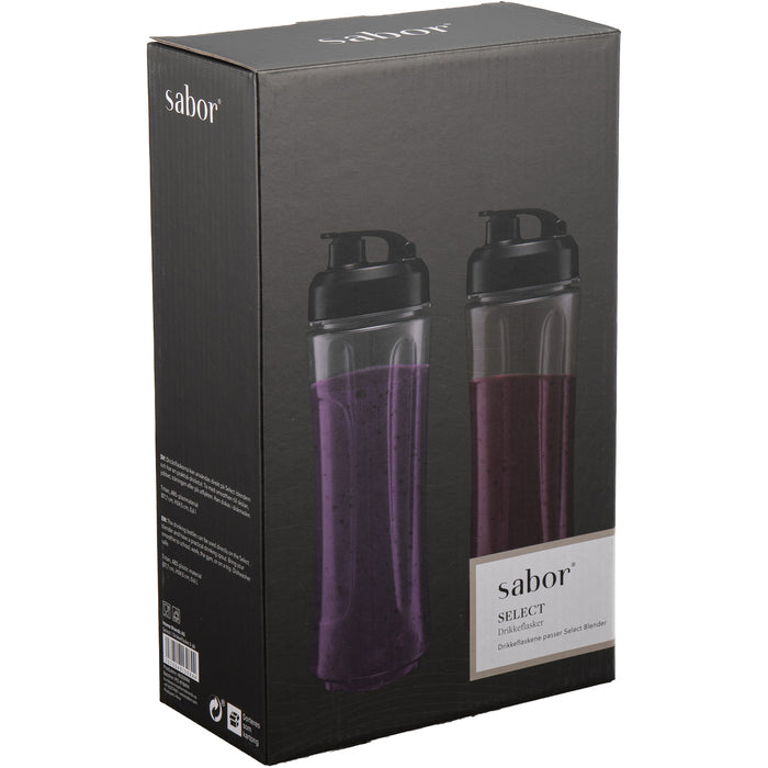 Sabor Select Dricksflaska 2 pack 0,6 l