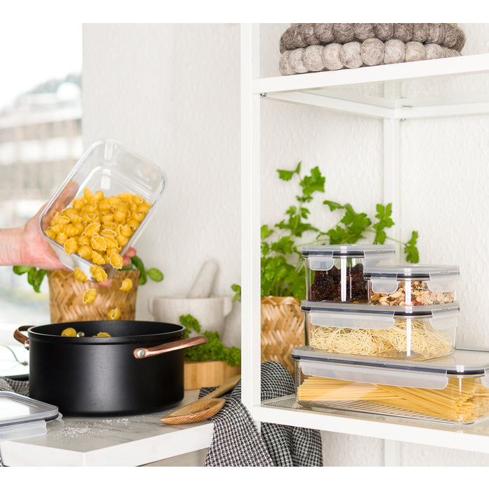 Modern House Locknlock Förvaring 5-pack 0,26/ 0,45/ 0,91/ 1,5/ 2,1 l – bild 3