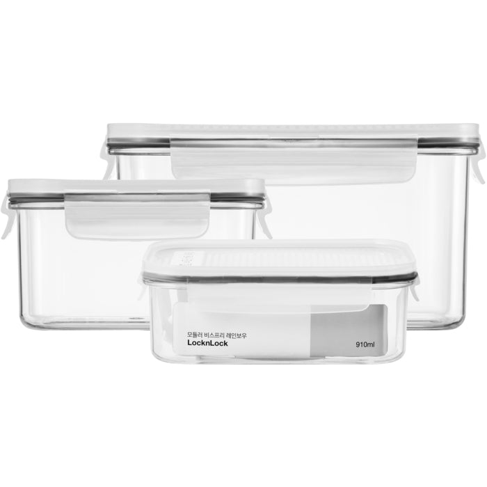 Modern House Locknlock Förvaring 3-pack 0,45/ 0,91/ 1,5 l – bild 4