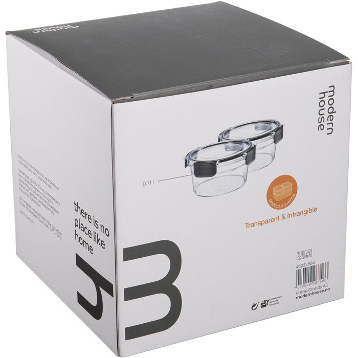 Modern House Locknlock Förvaringslåda 2-pk 0,73 l – bild 2
