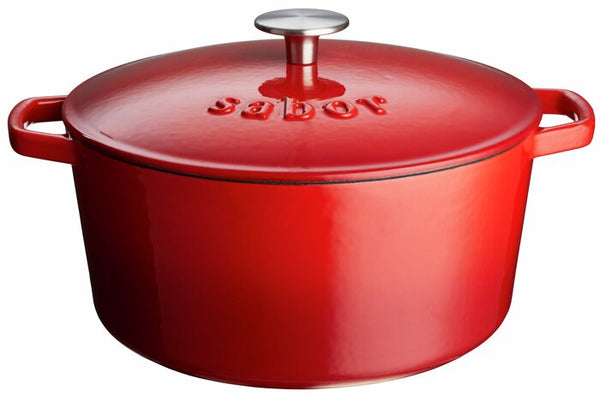Sabor Classic Gjutjärnsgryta 4,4 L röd