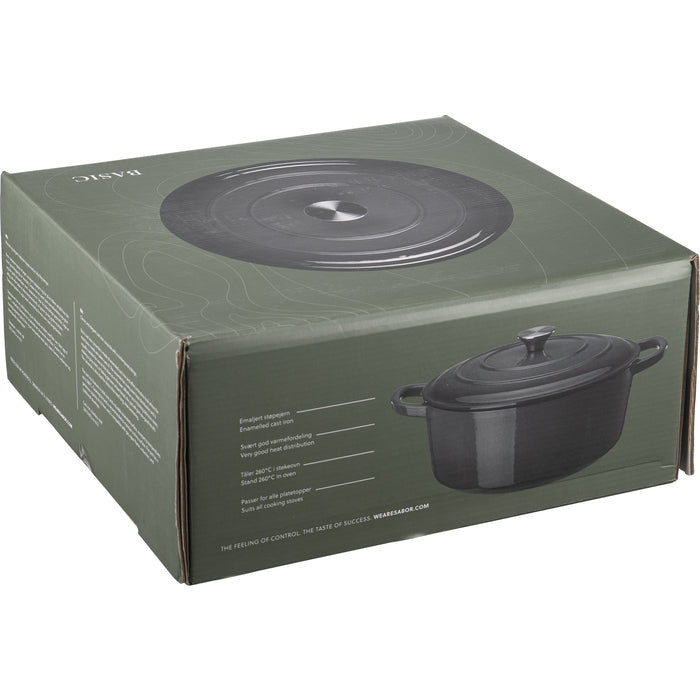 Sabor Basic Gjutjärnsgryta 6,5 L