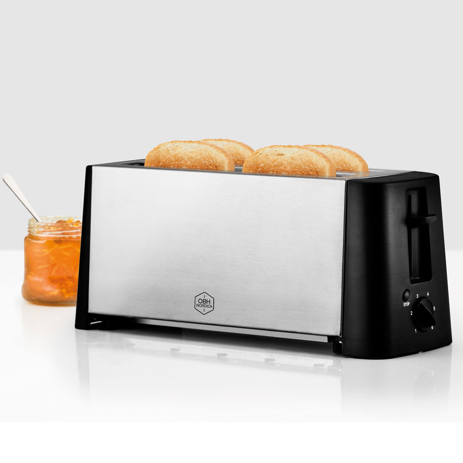 OBH Nordica – Brödrost Design Inox 2234