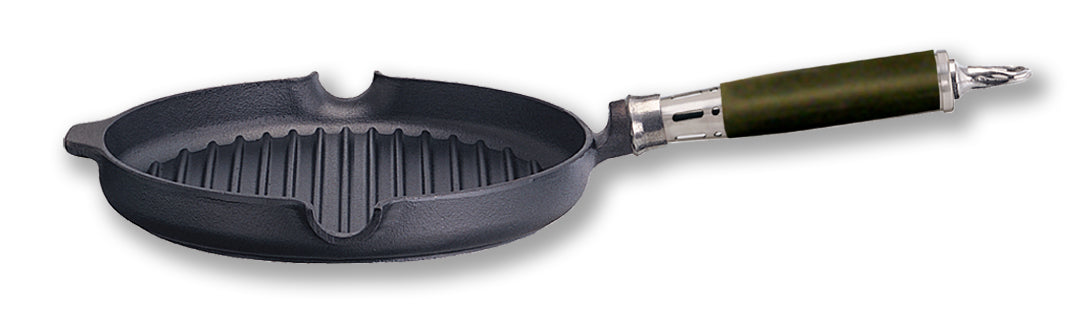 Ronneby Bruk Grillpanna rund, hällpipar, Comfort Line RF/Silikon Ø 24