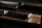 Damascus by Hâws Kockkniv 32 cm + Allkniv 24 cm Wengé