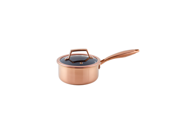 Hâws Santo Kastrull 1,5 L med lock Hybridbeläggning Rose Gold