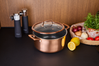 Hâws Santo Gryta 5,8 L med lock Hybridbeläggning Rose Gold
