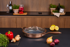 Hâws Santo Sauté‑panna 24 cm med lock Hybridbeläggning Rose Gold