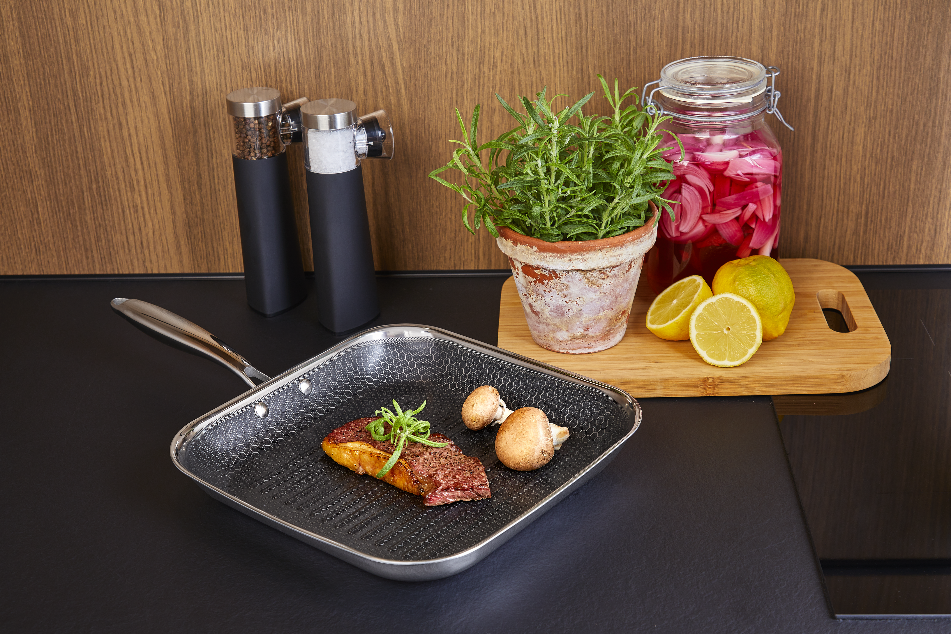 Hâws Santo Grillpanna 28 cm Hybridbeläggning