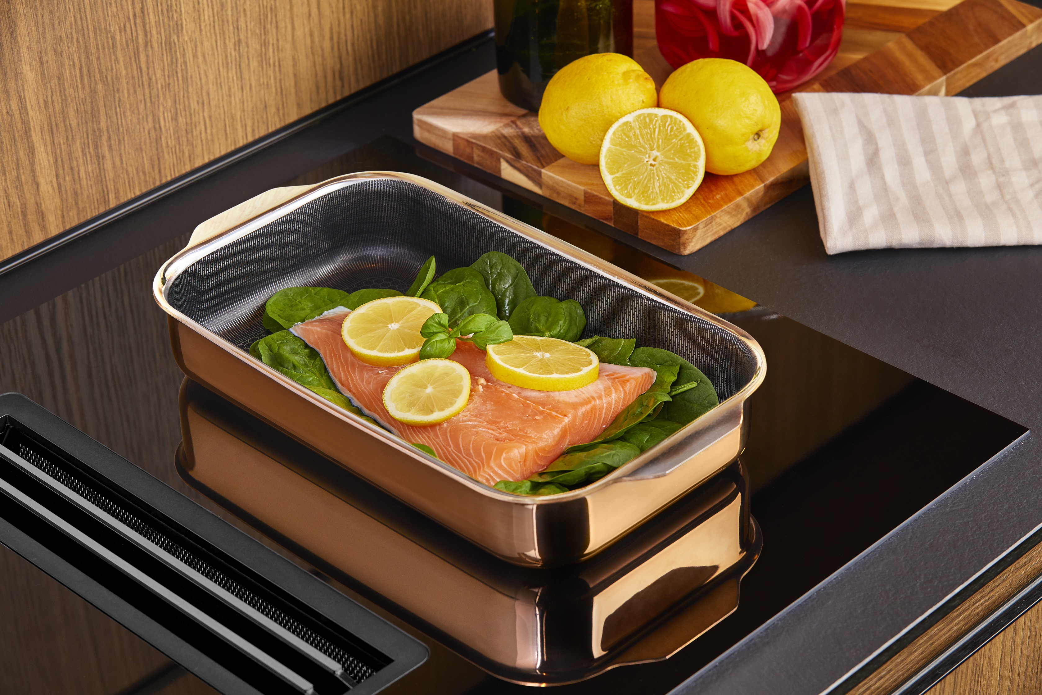 Hâws Santo Ugnsform 30×16 cm 2 mm Hybridbeläggning Rose Gold