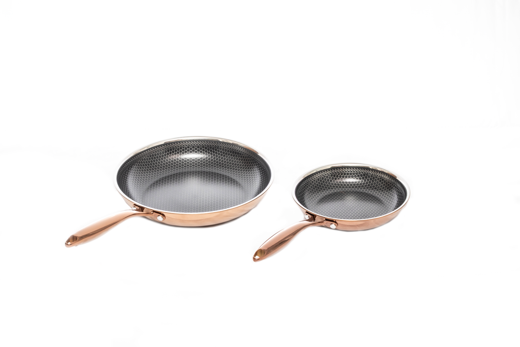 Hâws Santo Stekpanneset 20+28 cm Hybridbeläggning Rose Gold