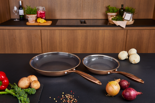 Hâws Santo Stekpanneset 20+28 cm Hybridbeläggning Rose Gold