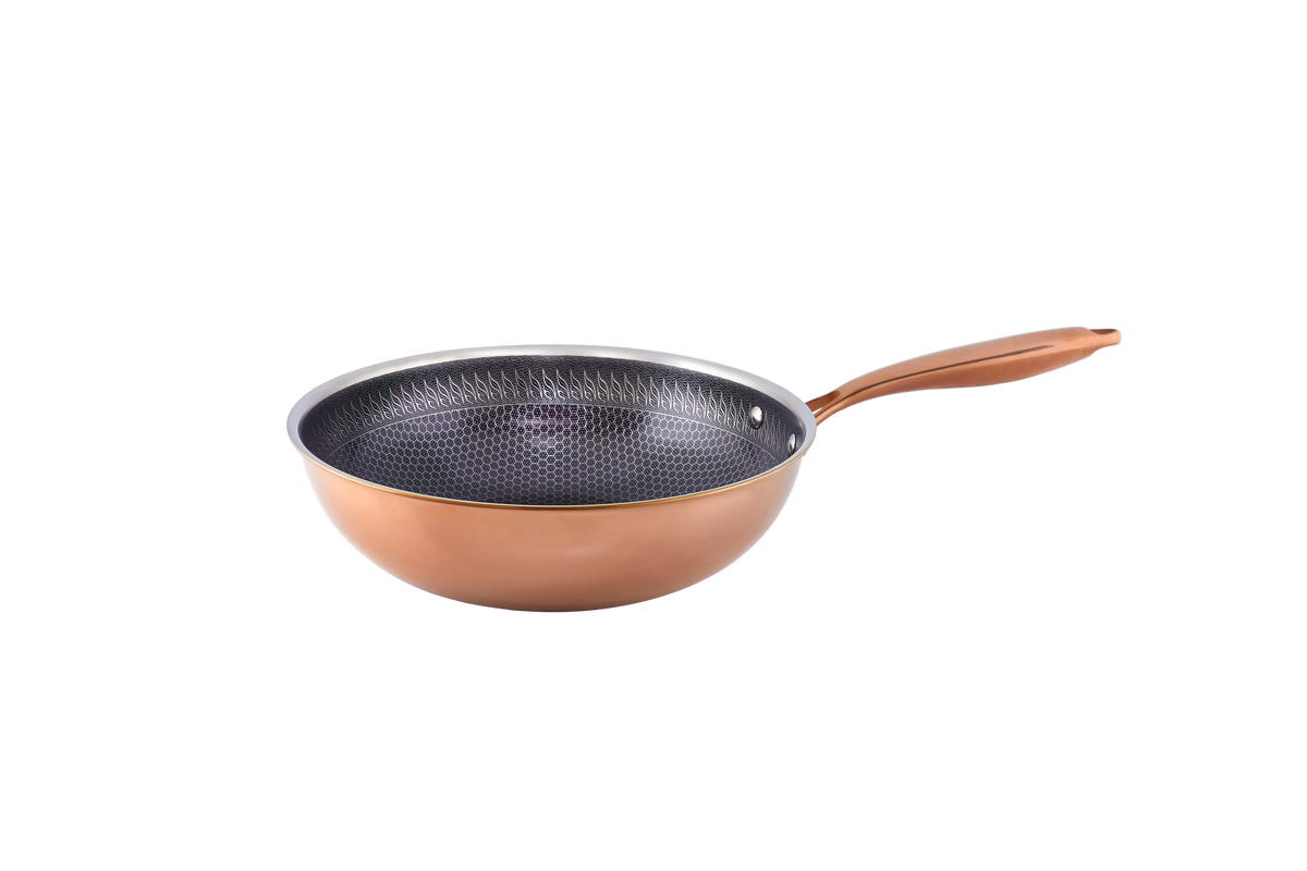 Hâws Santo Wok 28 cm Hybridbeläggning Rose Gold