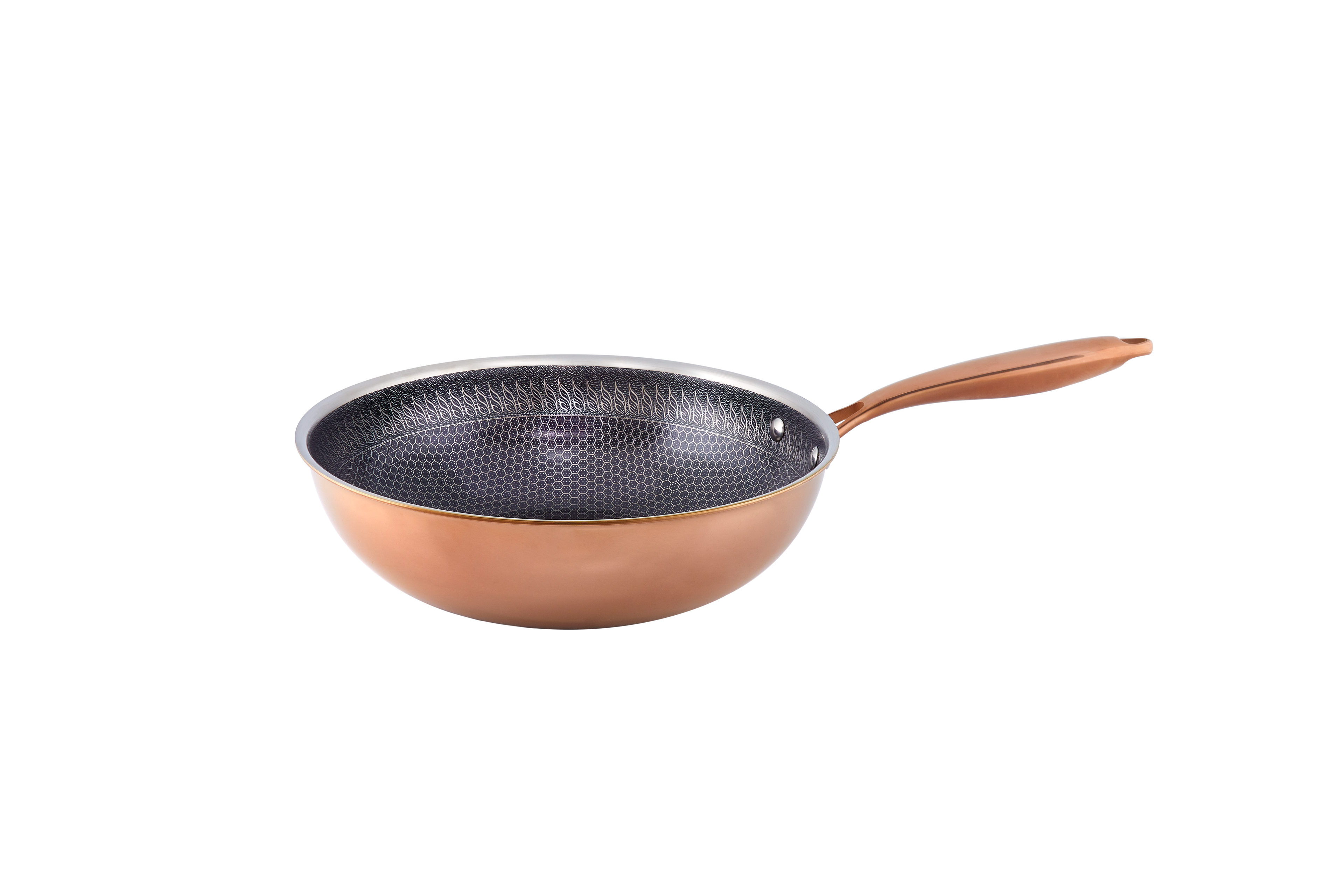 Hâws Santo Wok 28 cm Hybridbeläggning Rose Gold