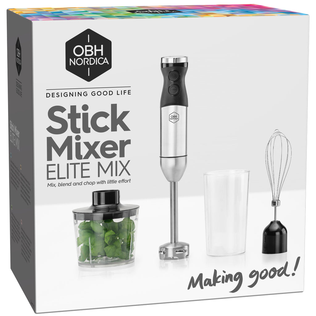 OBH Nordica – Stavmixer Set 800W Elite Mix 7715