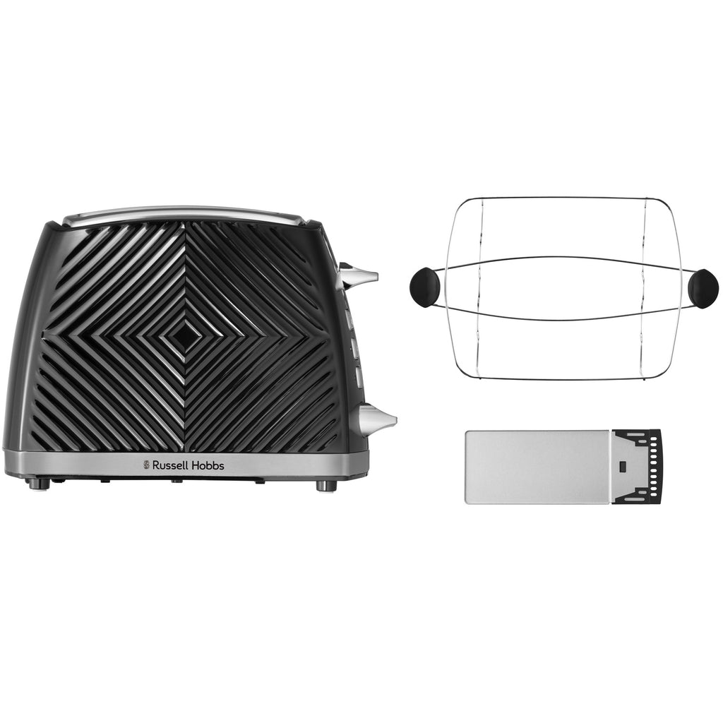 Russell Hobbs – Brödrost Svart Groove 2S Toast 26390-56