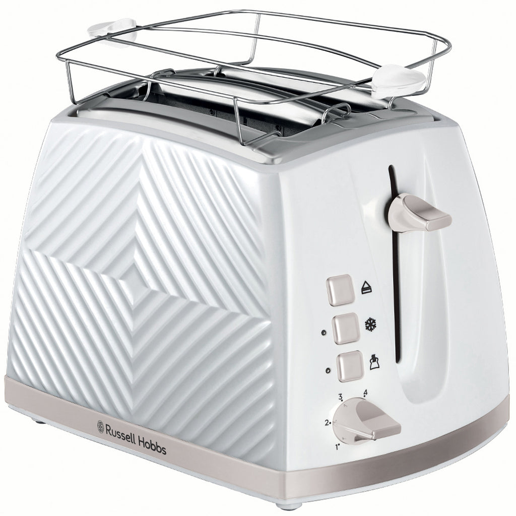 Russell Hobbs – Brödrost Vit Groove 2S Toast 26391-56