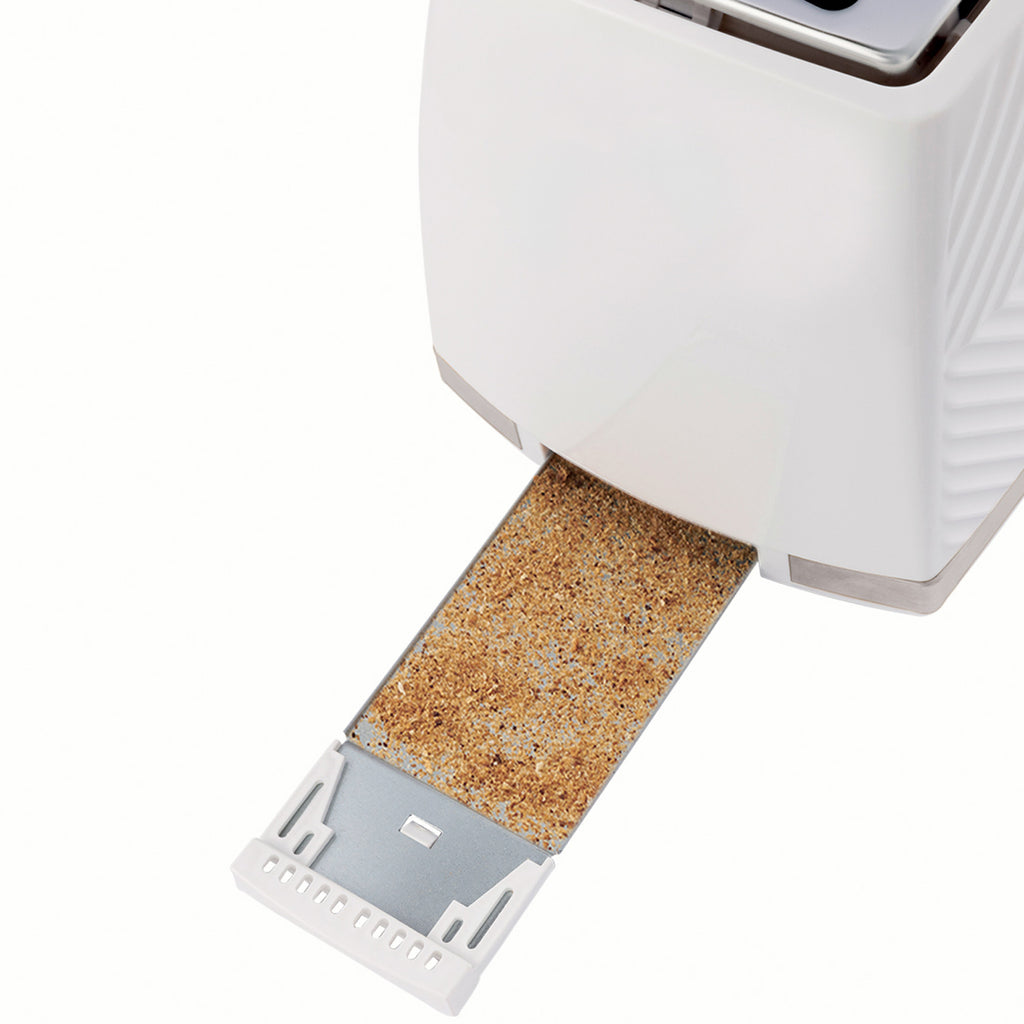Russell Hobbs – Brödrost Vit Groove 2S Toast 26391-56