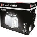 Russell Hobbs – Brödrost Vit Groove 2S Toast 26391-56