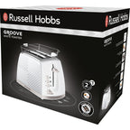 Russell Hobbs – Brödrost Vit Groove 2S Toast 26391-56