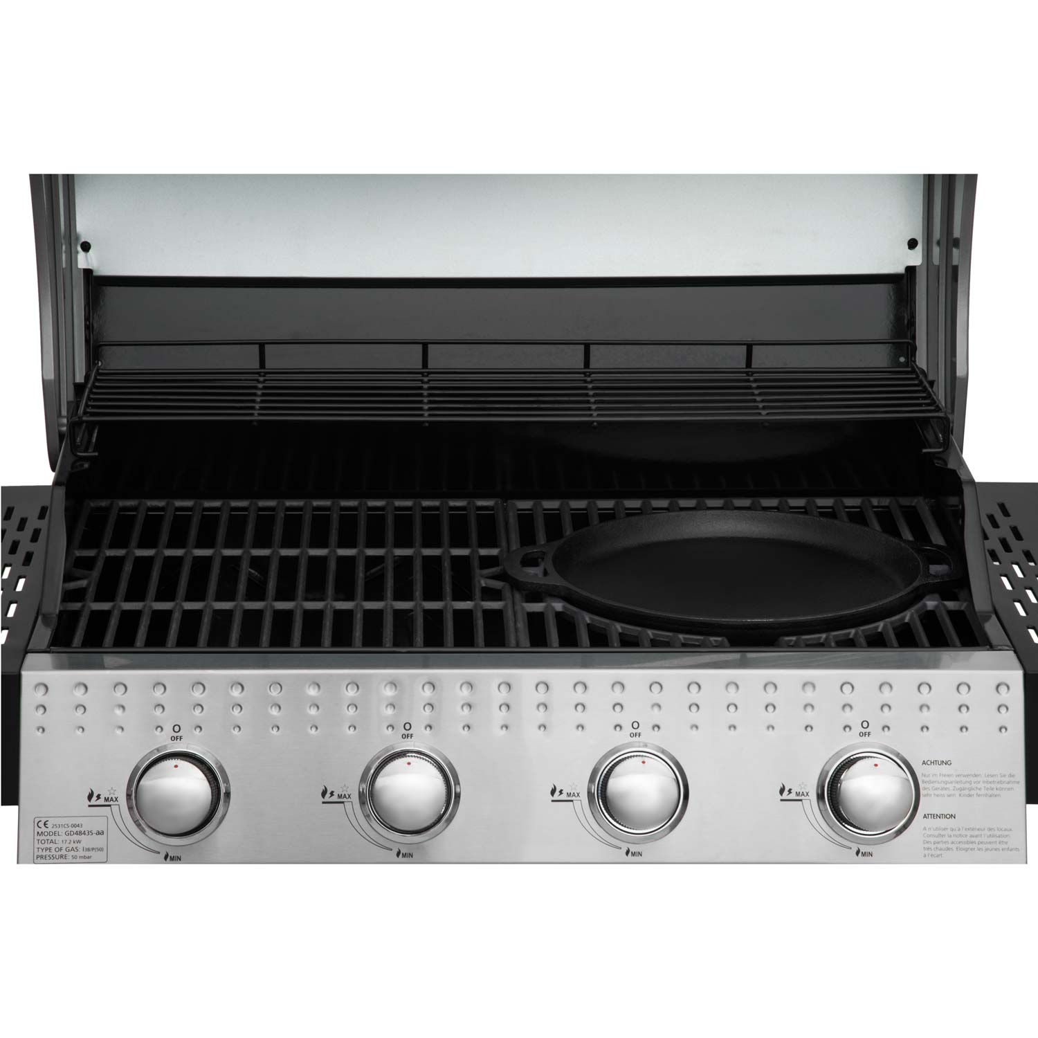Mustang – Gjutjärnspanna Multigrill 30 cm