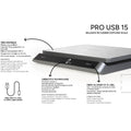 Terraillon – Köksvåg PRO USB-C 15kg Rostfritt IP67