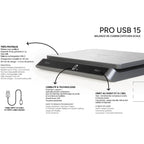 Terraillon – Köksvåg PRO USB-C 15kg Rostfritt IP67