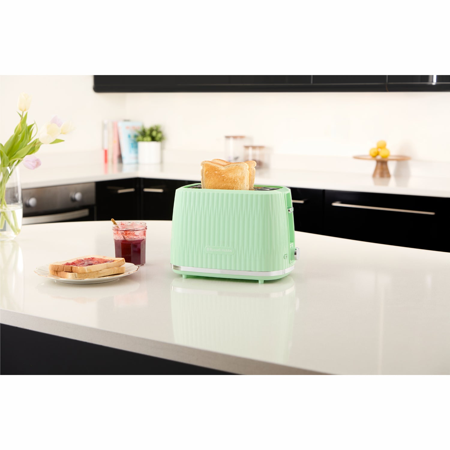 Russell Hobbs – Brödrost 27374-56 Eden 2S Toaster Pistachio